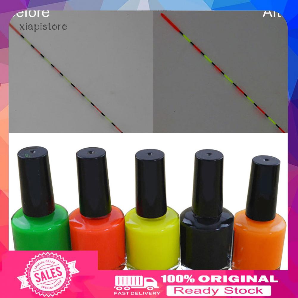 Xiapistore_7ml Fishing Floating Buoy Fluorescent Liquid Repair DIY Indicator Paint Tackle
