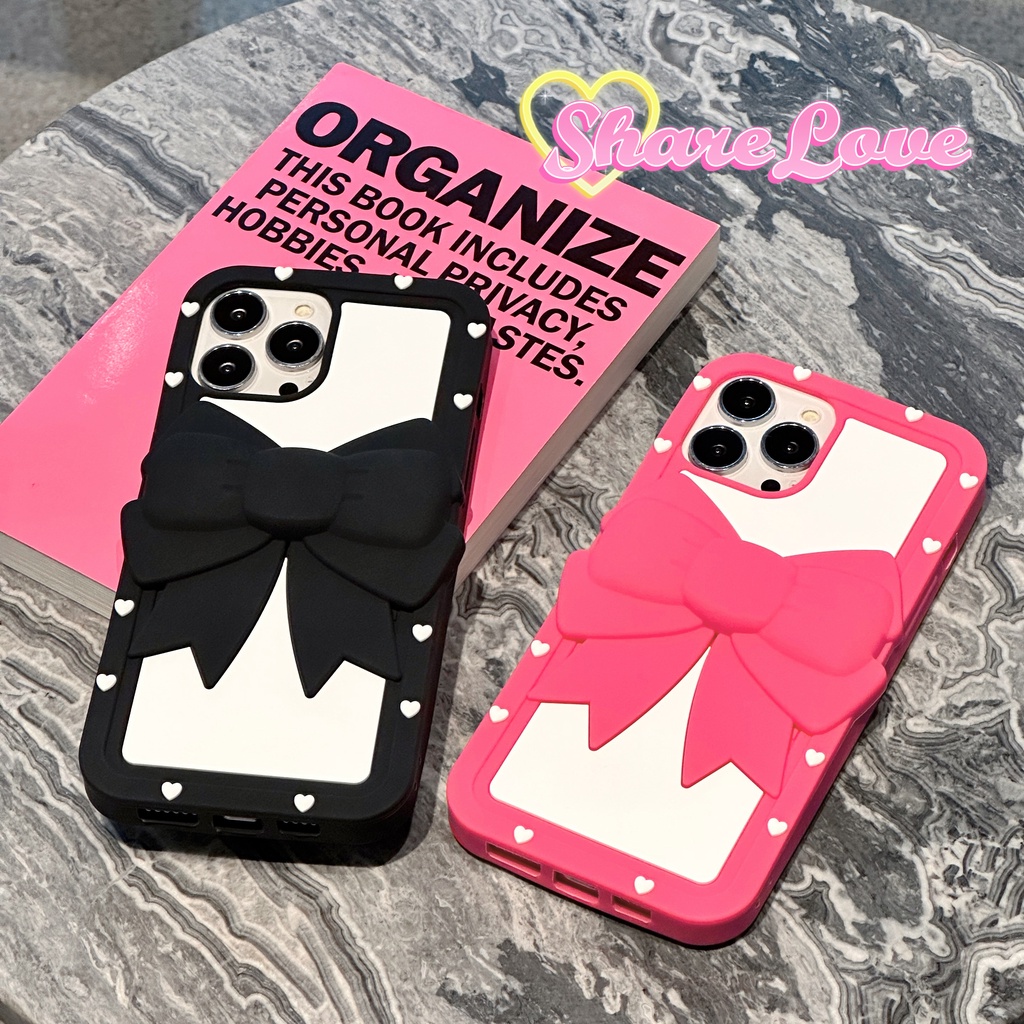 Cartoon wristband bow phone case for iPhone 14/13 /12PRO MAX/ 11/ 13PRO MAX Soft shell anti falling