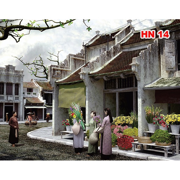 Tranh Hà Nội xưa