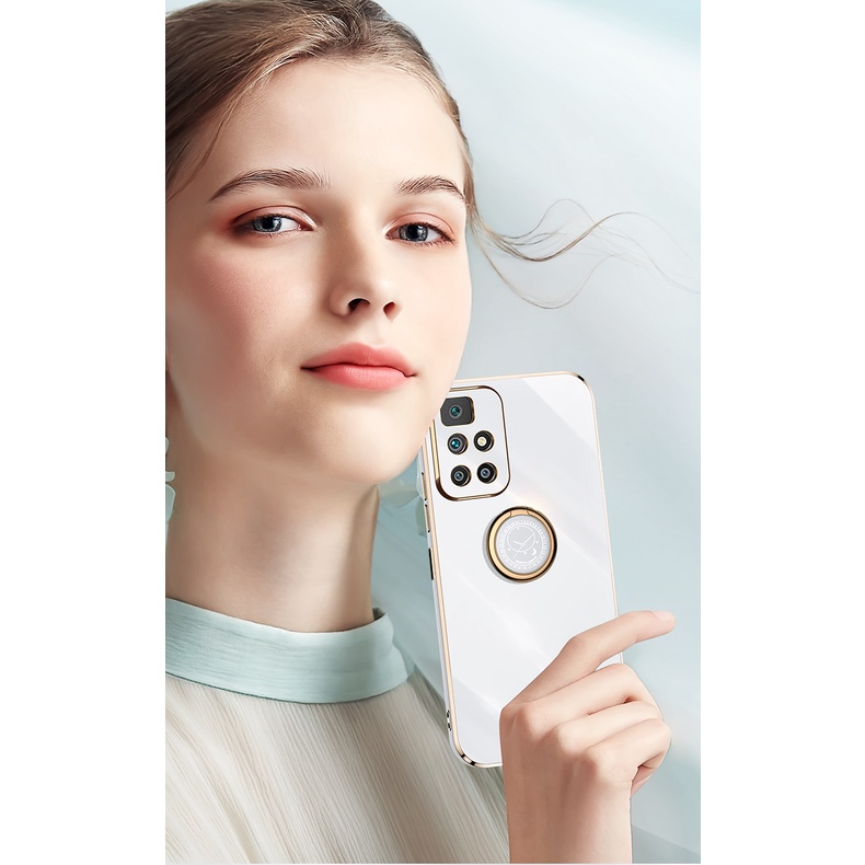 Ốp Điện Thoại Silicone Mạ Điện Cho Xiaomi Redmi 10