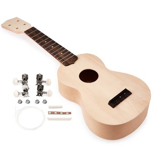 Đàn Ukulele Soprano Gỗ Mộc Nguyên Khối Nhập Khẩu (Mua 1 tặng 4)- Tự trang trí tại nhà