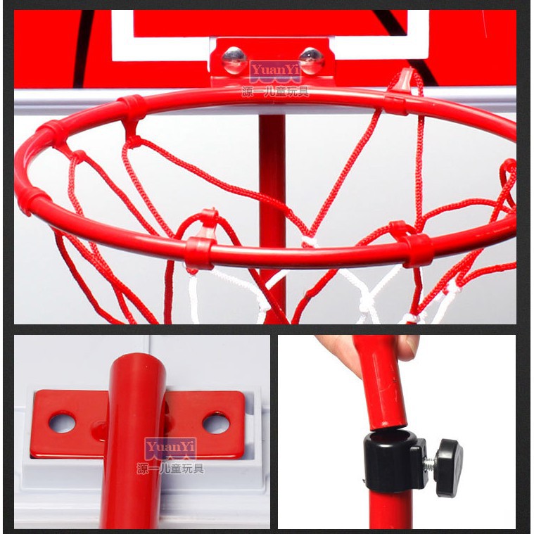 Bóng rổ 𝑭𝑹𝑬𝑬𝑺𝑯𝑰𝑷 basketball game - combo trụ sắt kèm 2 bóng