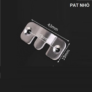 PAT TREO INOX 19*43mm(1 ốc) CHUẨN CHÍNH XÁC VÀ CHẮC CHẮN - DIY717