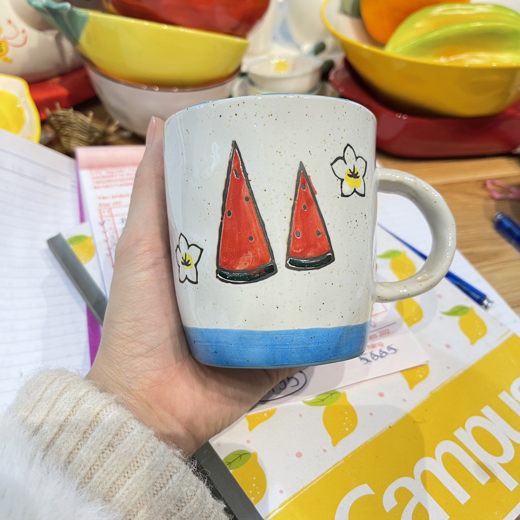 Cốc men tiêu dung tích 330ml cực kỳ đẹp