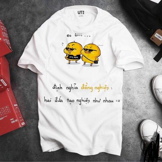 Áo thun tay ngắn đủ size mẫu Chữ Vui Nhộn