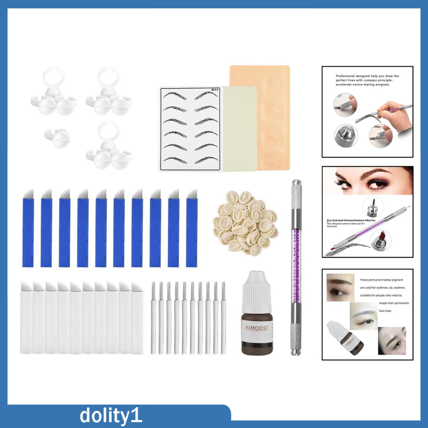 1 Bộ Dụng Cụ Tập Luyện Vẽ Lông Mày Vĩnh Viễn | BigBuy360 - bigbuy360.vn