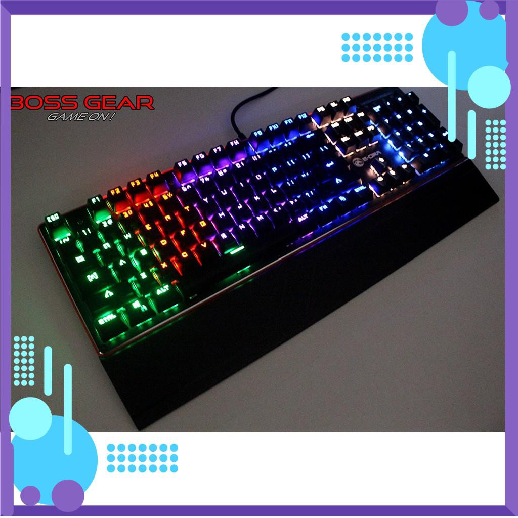 Bàn phím cơ chống nước E-DRA EK300  - Có kê tay - Led 7 màu - BH 24 tháng
