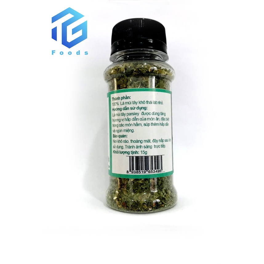 Lá Mùi Tây lọ 15g TG FOODS (Parsley)