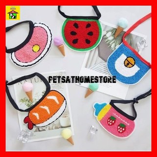 🎀 Khăn Yếm Đeo Cổ Dễ Thương Trang Trí Quần Áo Cho Chó Mèo/ Khăn Ăn (Chống Rơi Vãi Thức Ăn)