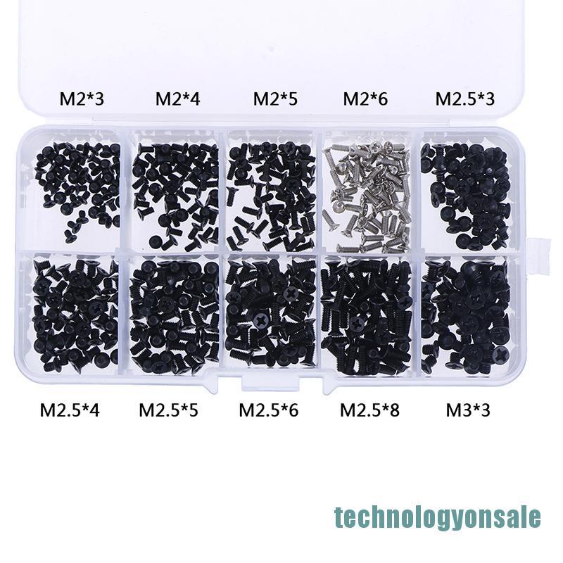 Bộ 500 Ốc Vít Đặc Biệt M2.3 M3 Cho