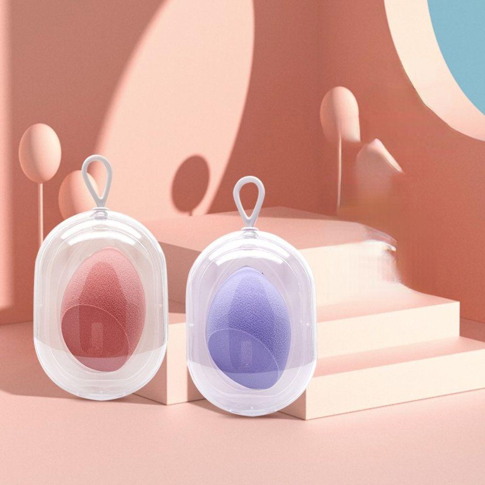 Giá Đỡ Bông Mút Trang Điểm Hình Quả Trứng Bằng Nhựa Chống Ẩm Mốc