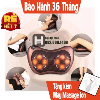 Gối Matxa Hồng Ngoại Loại Mới 8 Bi Đa Năng ( BH: 1 Đổi 1)