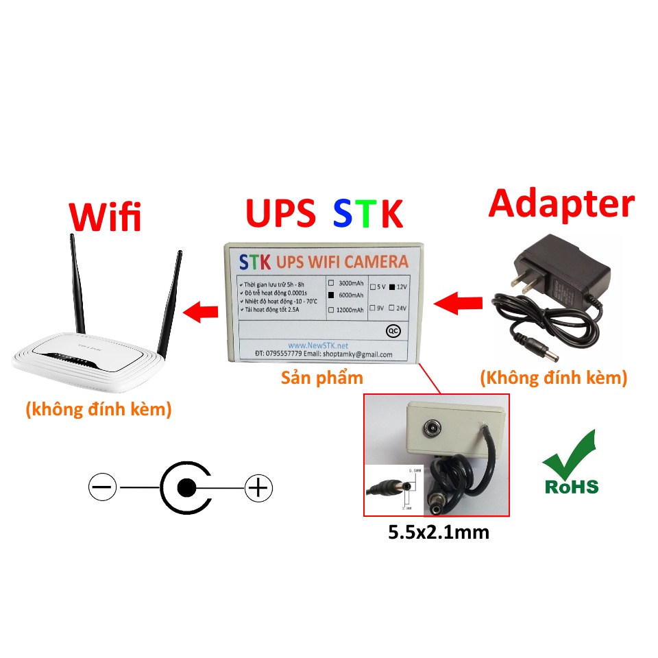 Acquy 12V lithium 2500mAH - STK