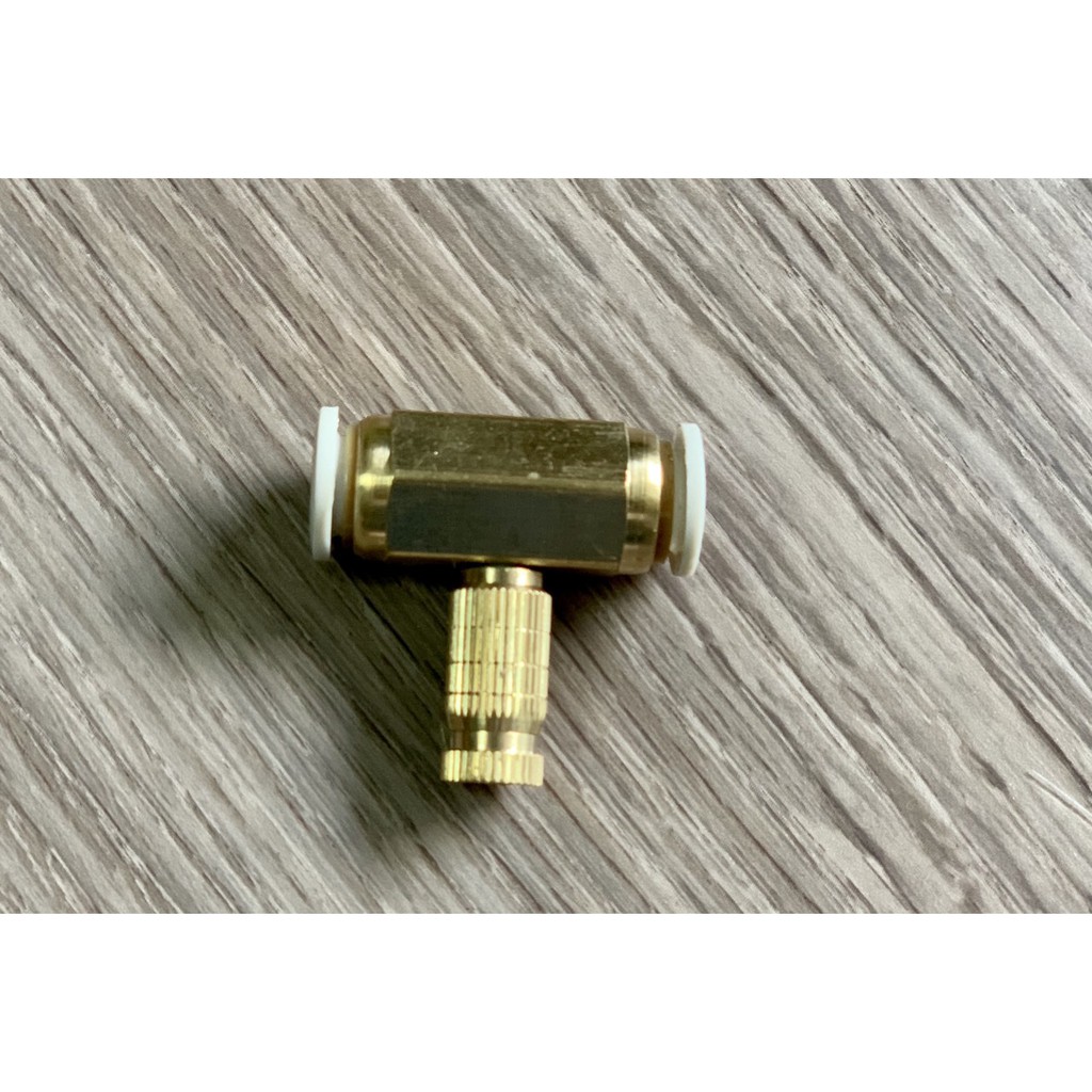 Bộ Đế đồng gắn dây 8mm  + béc phun sương số 1-2-3