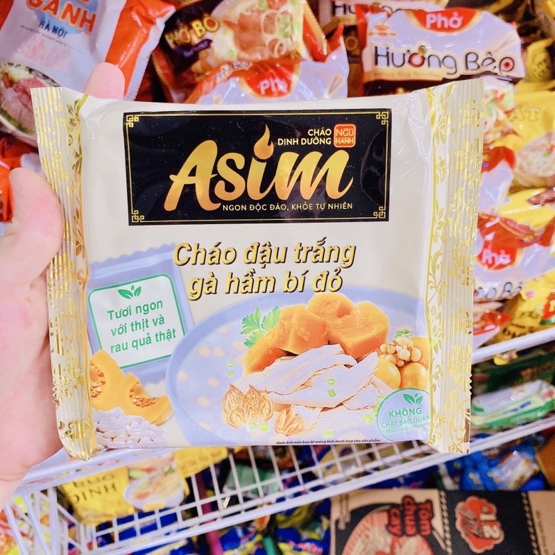 CHÁO ĂN LIỀN ASIM NGŨ VỊ 72G