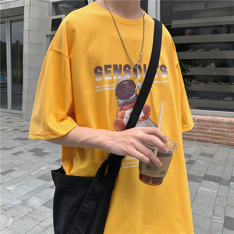 [7 Ngày đổi trả nếu không hài lòng]Áo thun form rộng tay lỡ, áo thun nữ, áo phông rộng dáng unisex in SENSOLITS NTL110 | BigBuy360 - bigbuy360.vn