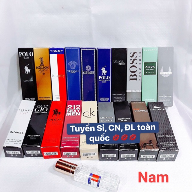 Nước hoa chiết pháp mini 20ml