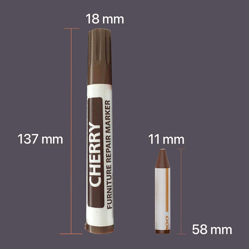 Bộ Dụng Cụ Đánh Dấu Đồ Nội Thất Gỗ - Đánh Dấu Và Sáp Với Đồ Chuốt Cho Sàn Gỗ Chống Trầy Xước