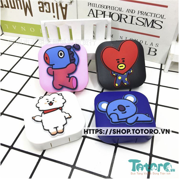 Hộp đựng kính áp tròng BT21 (BTS)