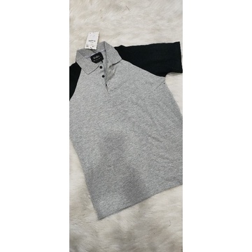 Áo tay ngắn có cổ thun cá sấu