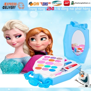 【Trong 24h gửi hàng】DISNEY Đồ chơi trang điểm cho bé trẻ em chất lượng an toàn có thể giặt được bộ makeup kèm