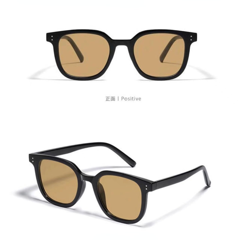(KIQI-FASHION) COD Kính Mát Gọng Vuông Chống Tia UV Thời Trang Cho Nam Nữ
