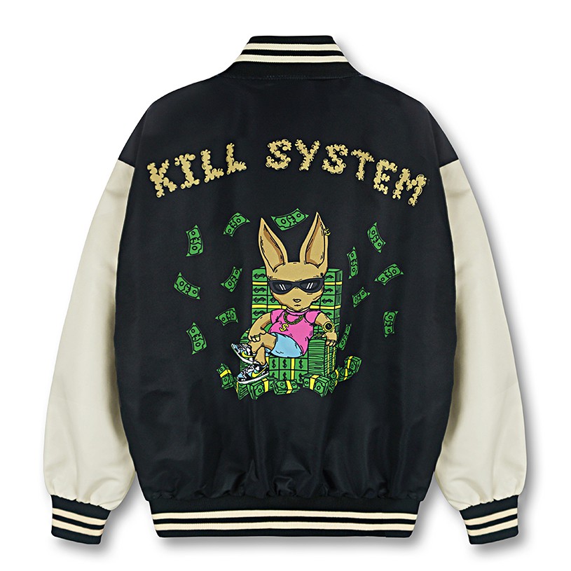 [KILL SYSTEM] - RICH HUMBLE VARSITY JACKET ( áo khoác dù) | BigBuy360 - bigbuy360.vn