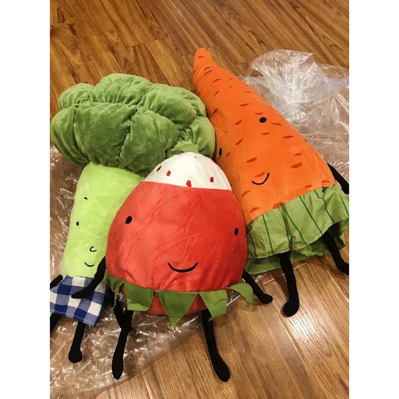 Combo gối ôm rau củ quả ikea 3 món 60cm