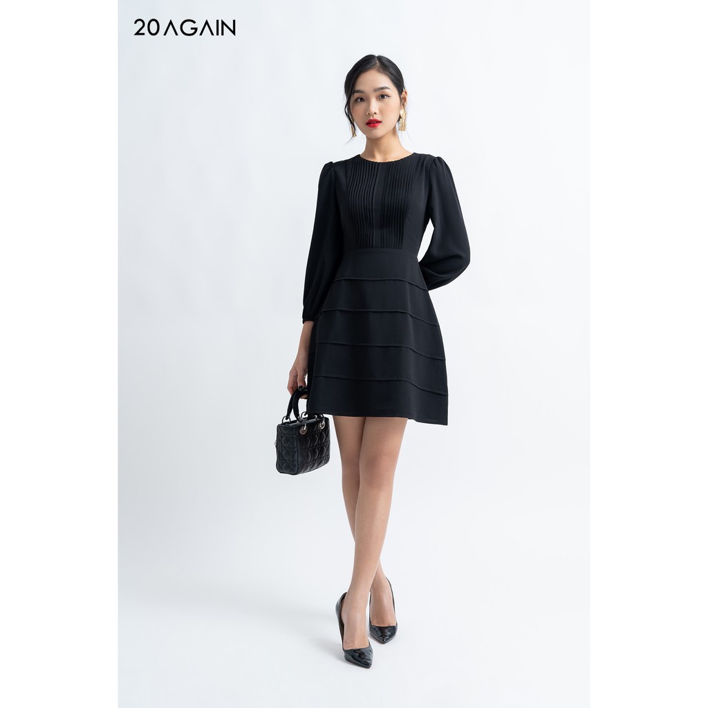 [Mã WABRWA15 giảm 15% đơn 300K] Đầm Xếp Ly Thân Trước DEA0880 20AGAIN | BigBuy360 - bigbuy360.vn
