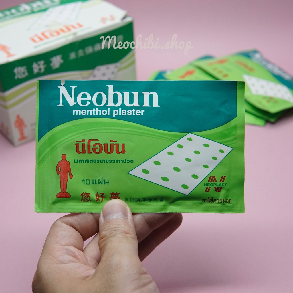 [CÓ SẴN] Cao Dán Neobun Gói 10 miếng (meochibi.shop)