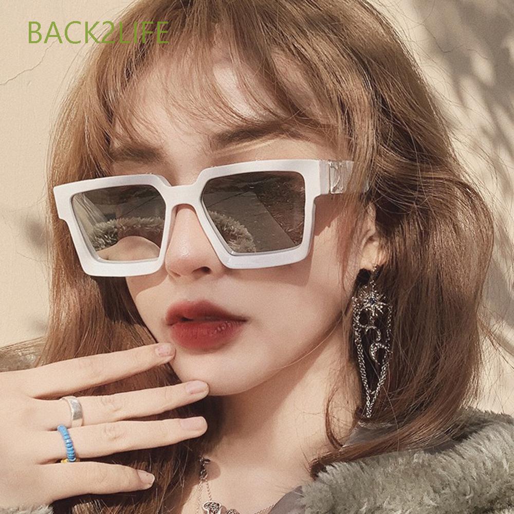 Kính mát gọng vuông phong cách cổ điển thời trang cho nữ BACK2LIFE