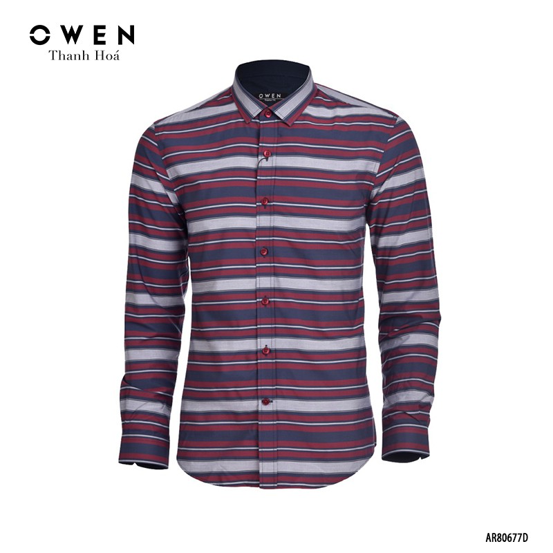 OWEN - Áo sơ mi dài tay Owen Kiểu dáng Regular Fit - AR80677D