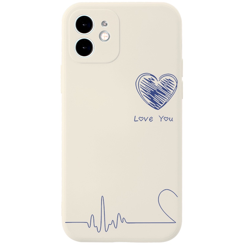 Ốp điện thoại JURSUE hoạt hình cặp đôi dễ thương đẹp ngộ nghĩnh silicon mềm Compatible for iPhone 14 13 12 11 Pro Max SE 2020 X XR XS 8 7 ip 6S 6 Plus kute XYH451