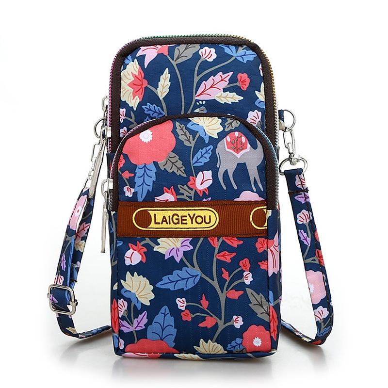 HAN  Women Crossbody Mobile Phone Shoulder Bag Pouch Case Belt Handbag Purse Wallet