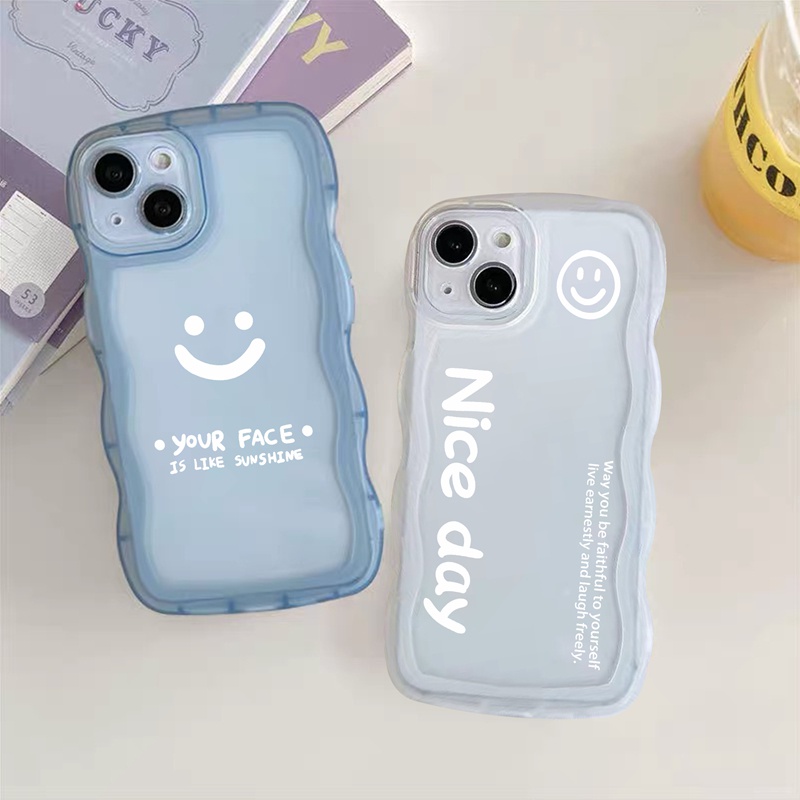 Suntaiho Ốp lưng Ốp Điện Thoại TPU Mềm Trong Suốt In Hình Mặt Cười Cho iPhone 11 11 12 13 pro Max XS X XR XS Max 7 8 Plus