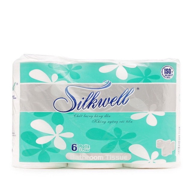 Giấy vệ sinh 6 cuộn cao cấp silkwell