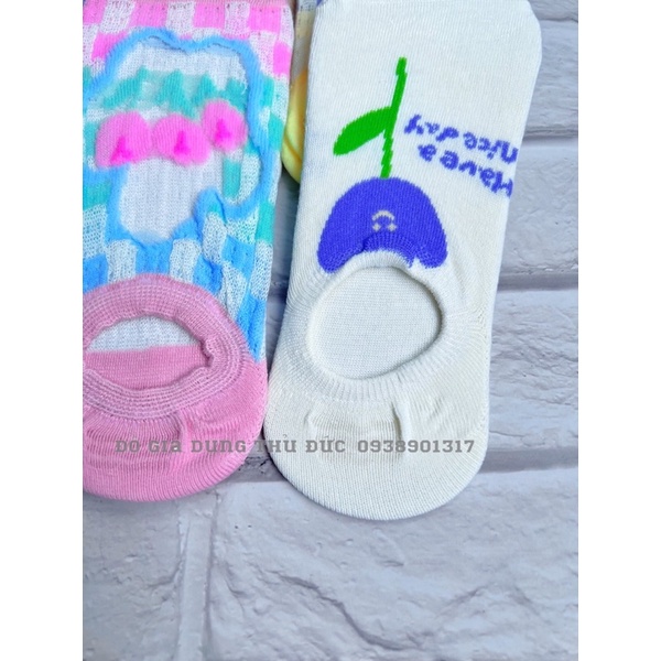 Set 10 đôi vớ lười có hình dễ thương