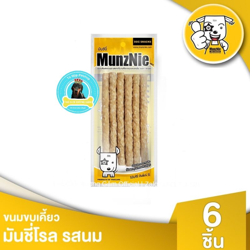 MUNZNIE QUE GẶM MUNCHY TÚI MINI 6PCS