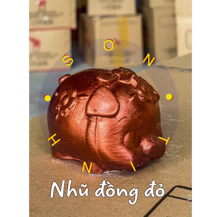 (HỆ MÀU NHŨ) Sơn chậu kiểng hệ nước Ngoài Trời LON 850GRAM