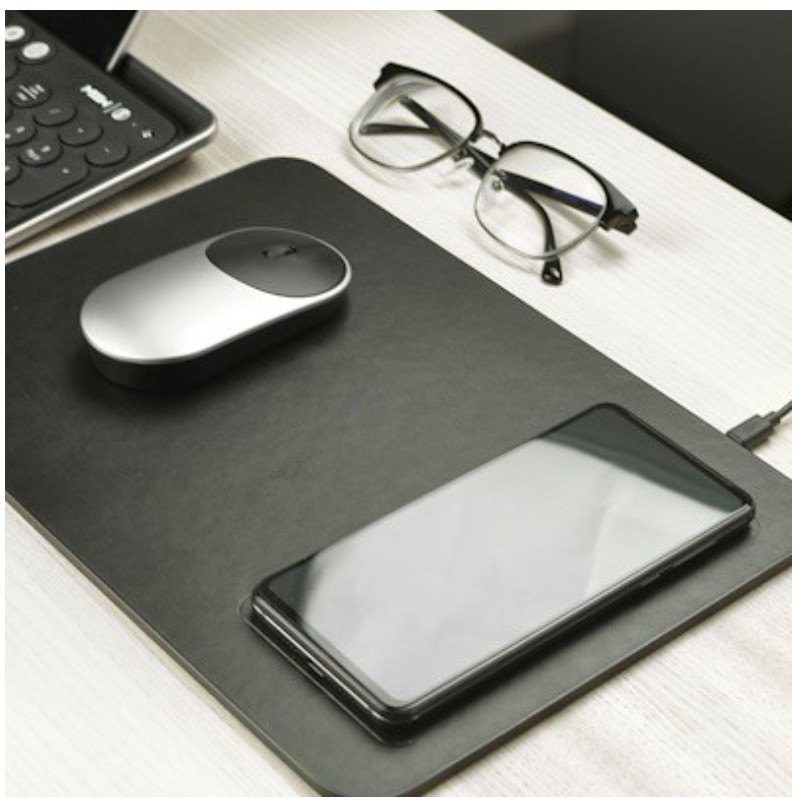 Bàn rê chuột kiêm sạc không dây XIAOMI Rice wireless charging mouse pad