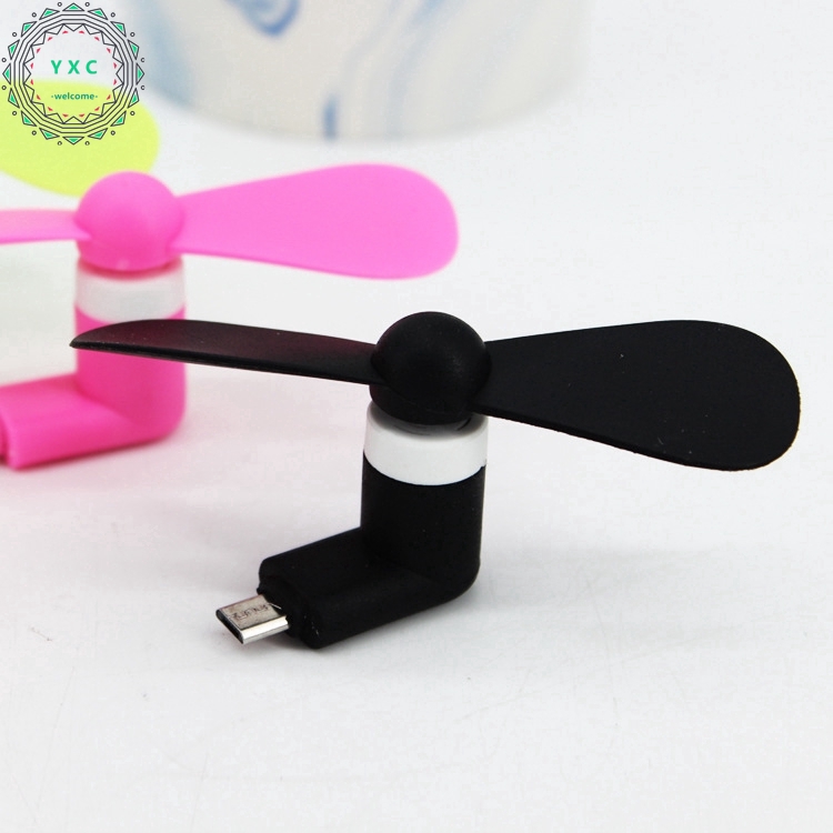Quạt USB mini nhiều màu dễ thương tiện dụng cho điện thoại Android