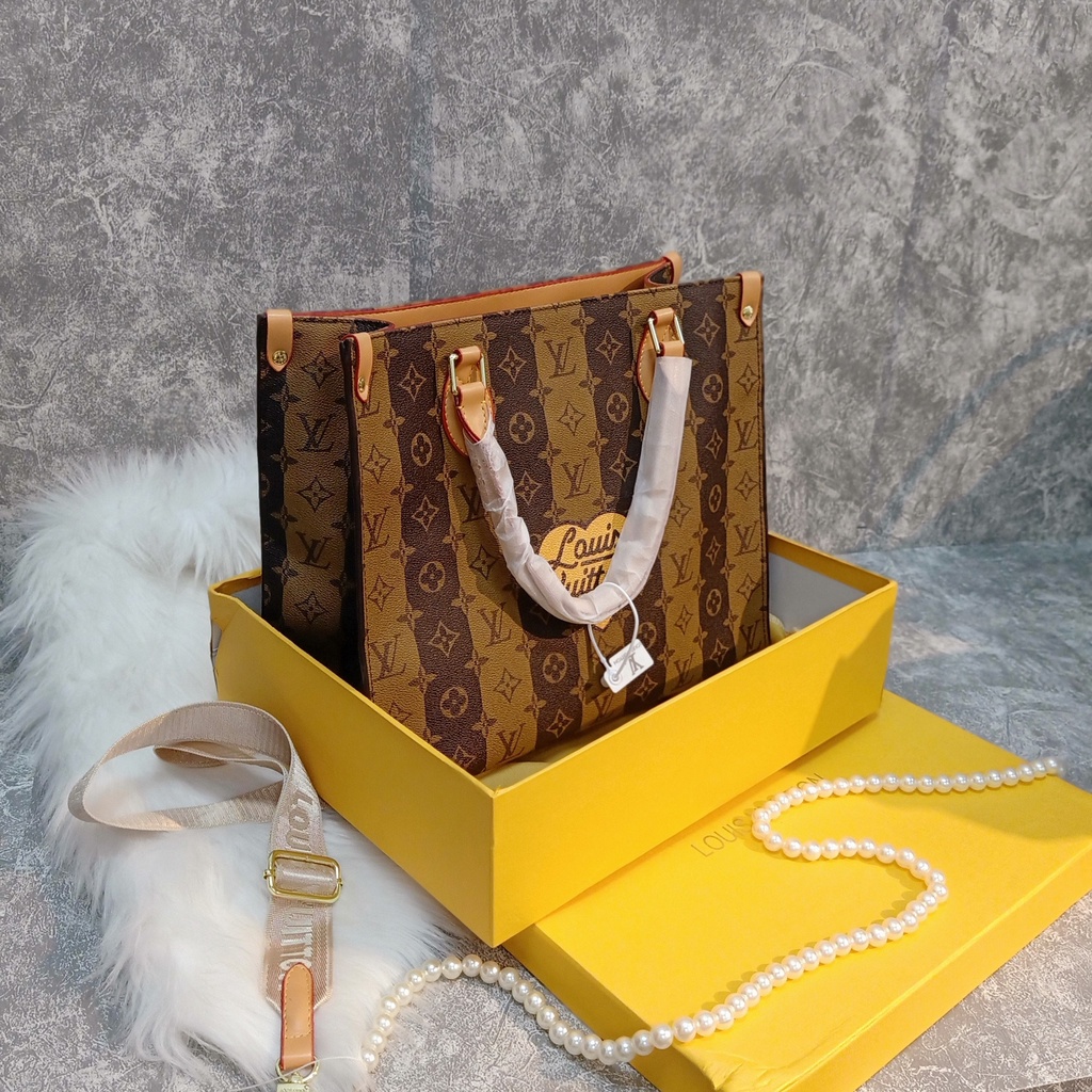 Túi xách lv công sở cao cấp có hộp xịn chất da thật FA SHOP.VN