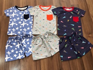 Combo 5 bộ cotton bé trai