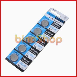 Pin CR2032 Lithium 3V dùng cho các thiết bị điện tử ( vỉ 5 viên)