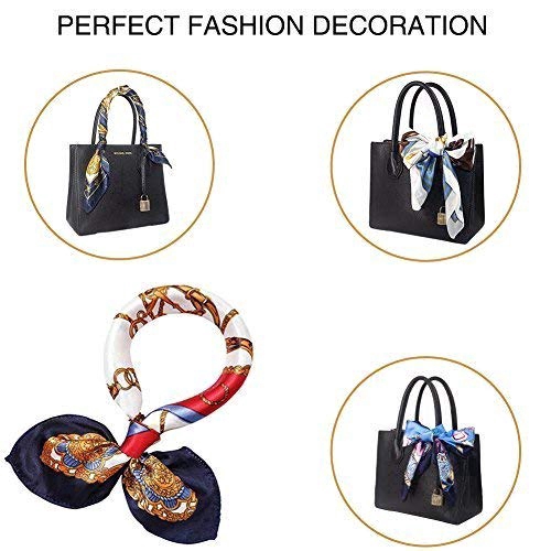 Women Small Square Silk Scarves/ 50*50cm Fashion Printing Neckerchief/ Girl's Party Hair Bands