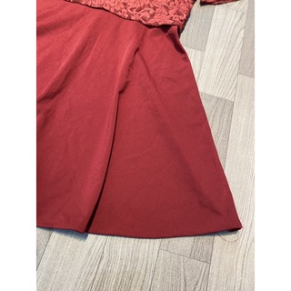 SALE đầm thun pha ren cổ sơ mi size s