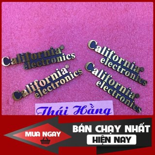 [ShopUyTín] Bộ tem dán chữ California giá bán 2 đôi [free.ship]