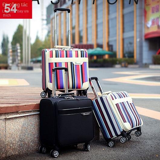 （Hộp kéo）Vali nhỏ 18 inch nữ vải Oxford ngang nội trú xe đẩy kinh doanh du lịch mini hộp mã nam