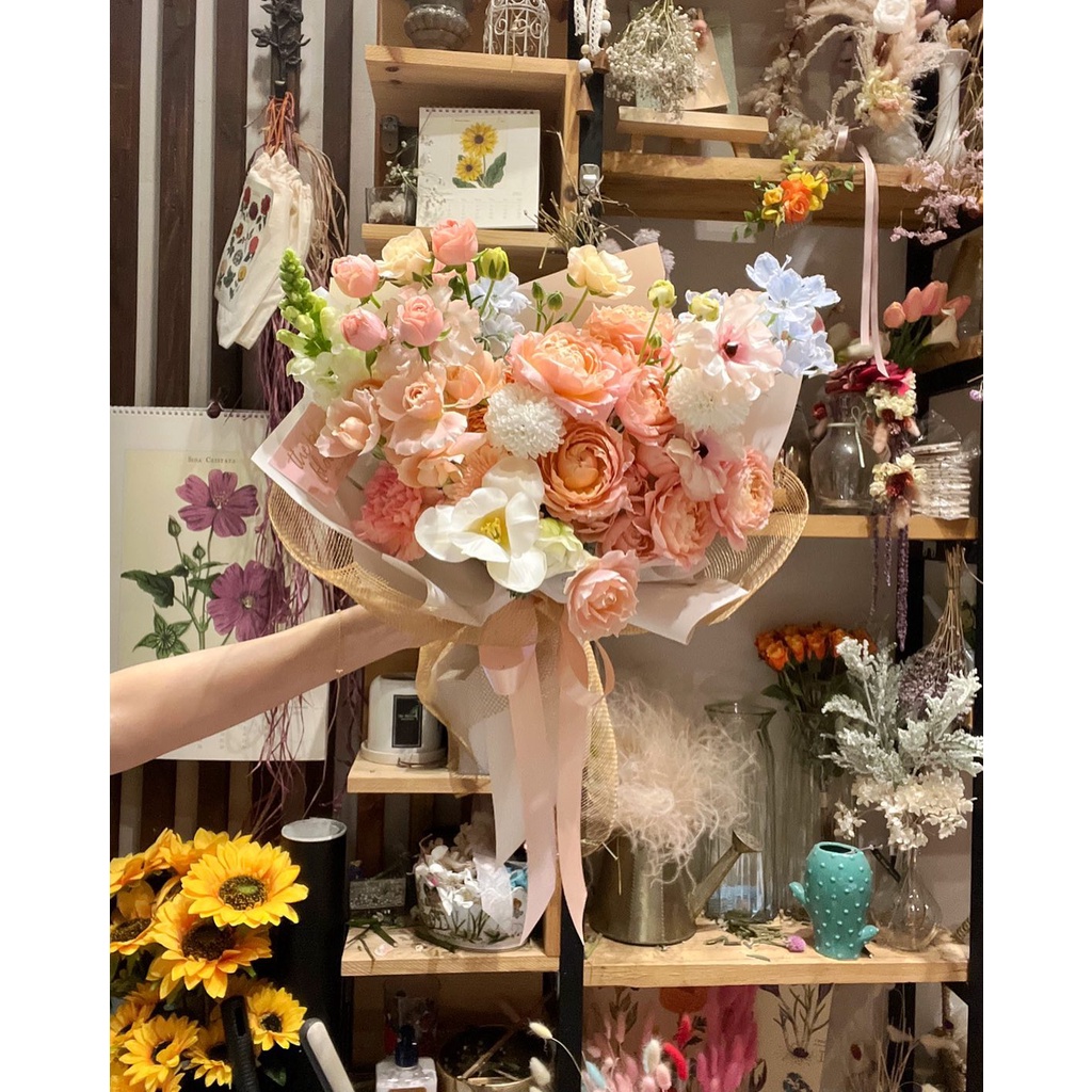Bó hoa tươi tặng Sinh nhật/ Sự kiện HB03| Ship hỏa tốc |Hoa tươi Gifarm