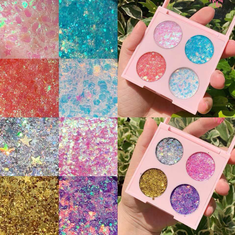 [HOT] ✨KIM TUYẾN KIRA KIRA GEL 4 Ô LẤP LÁNH✨